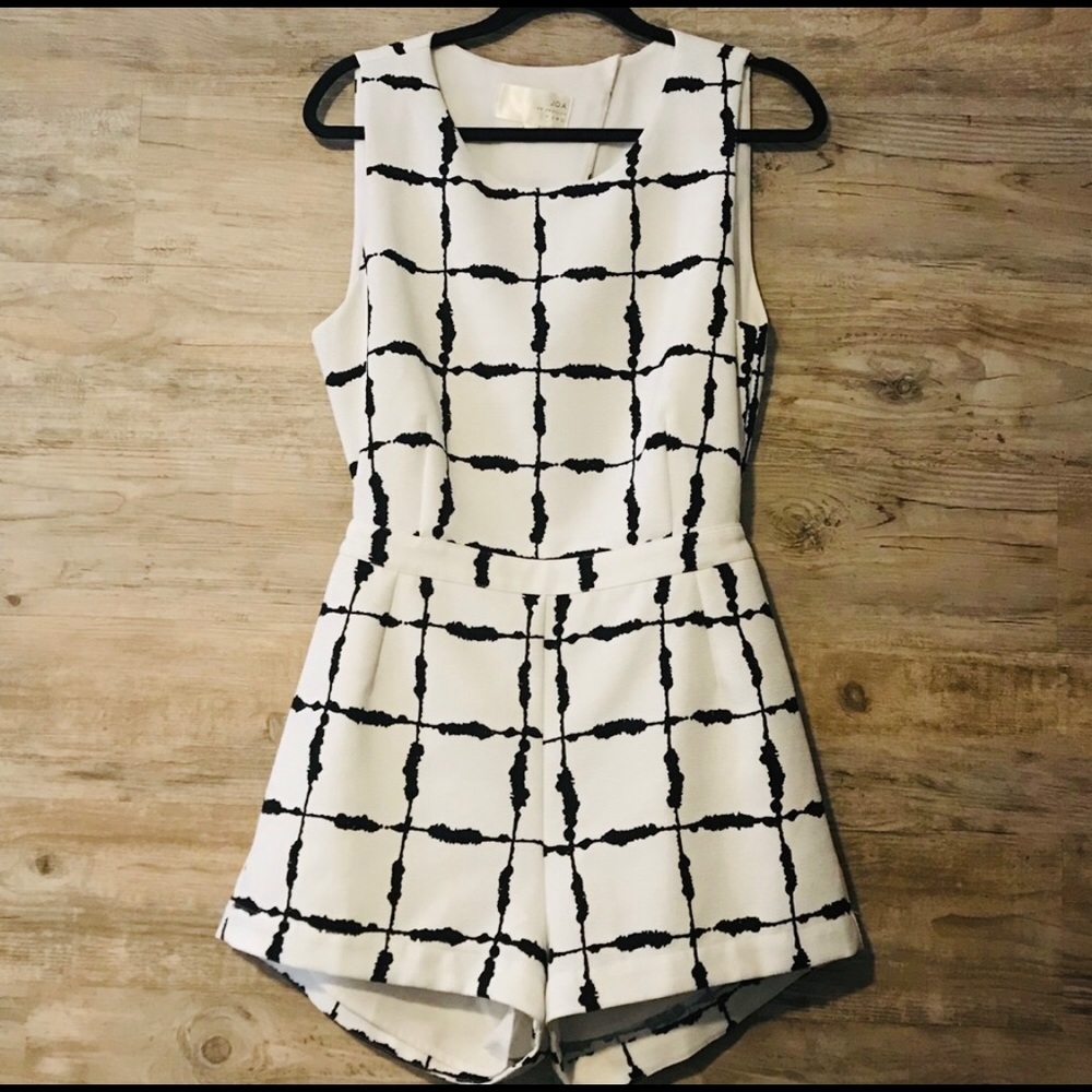 Black & White Romper